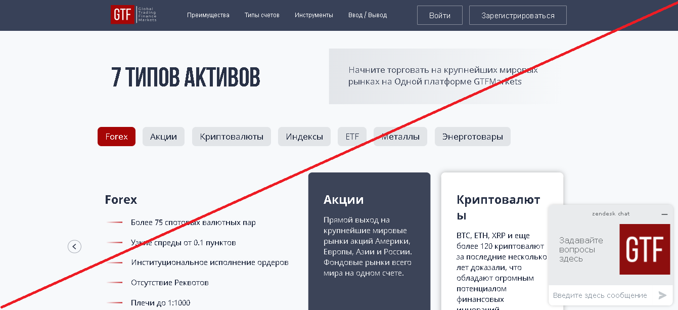 GTFmarkets - Лохотрон