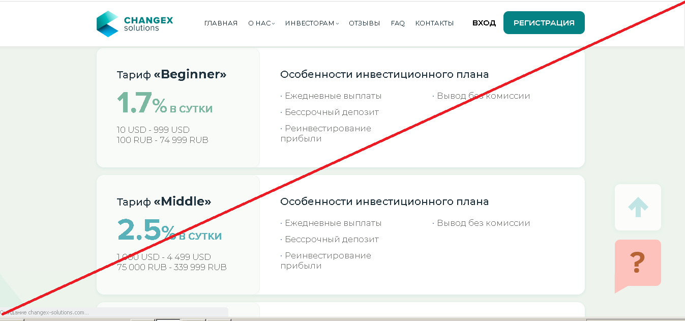ChangeX Solutions - Лохотрон