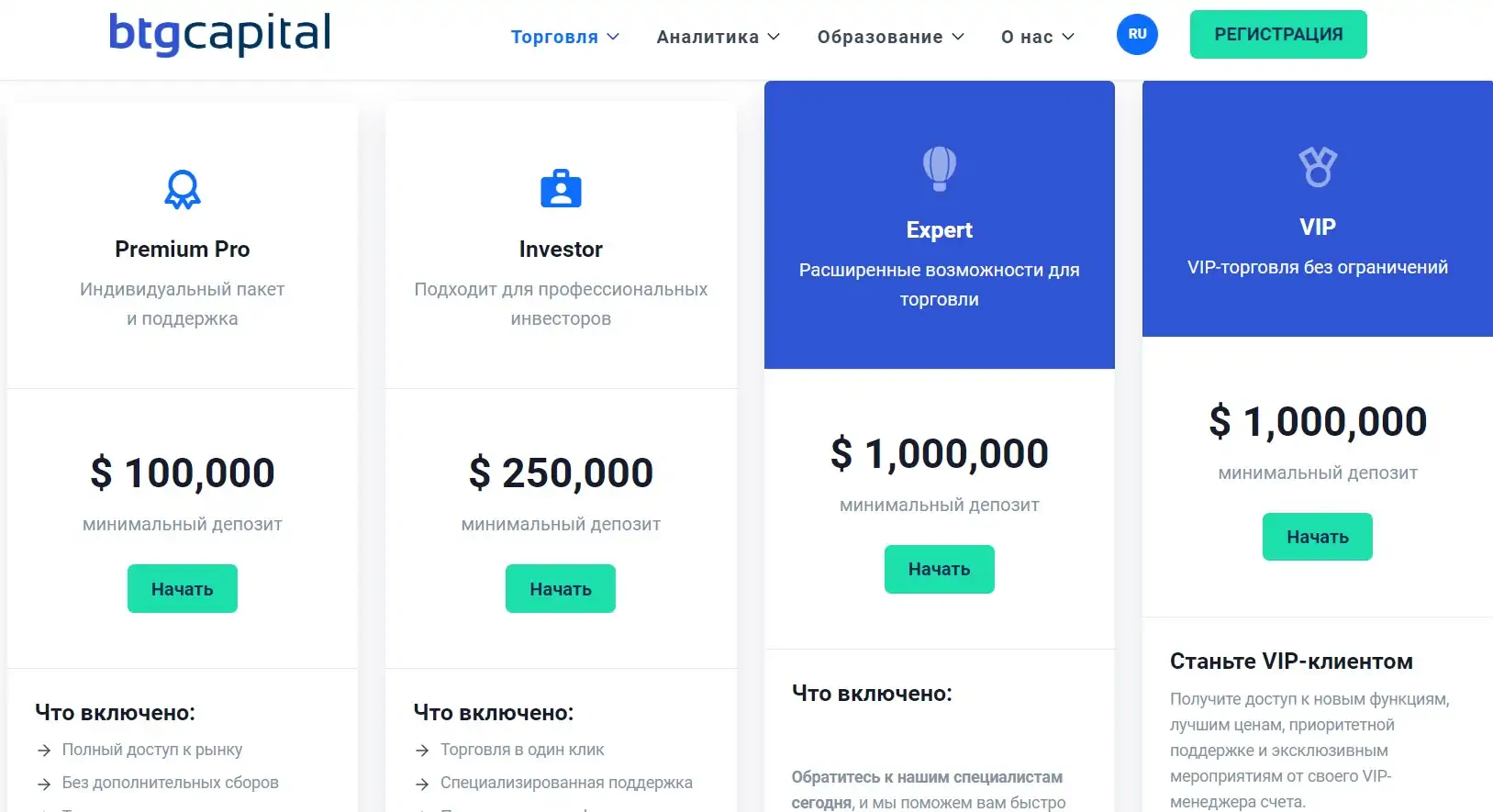 Тарифные планы