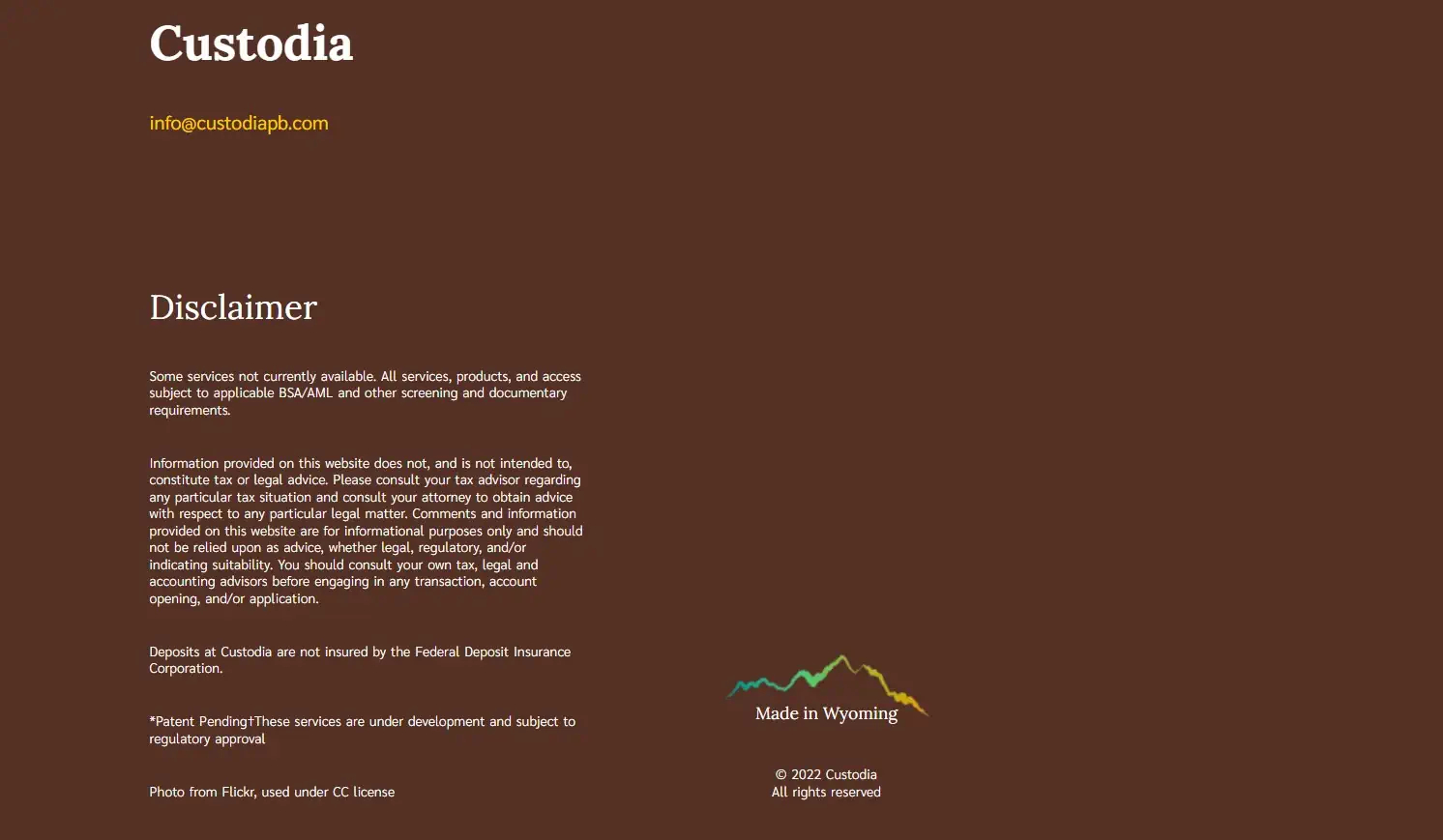 Custodia Bank