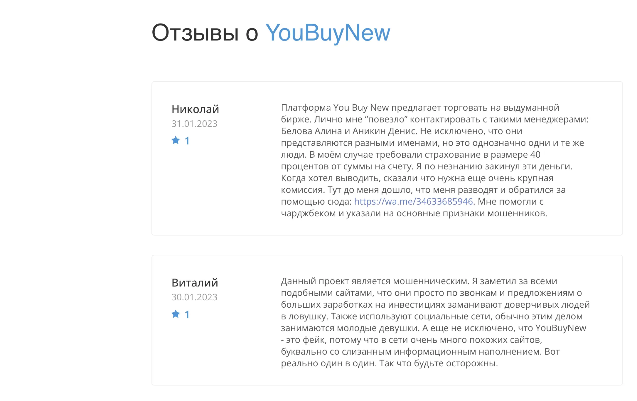 youbuynew платит или нет