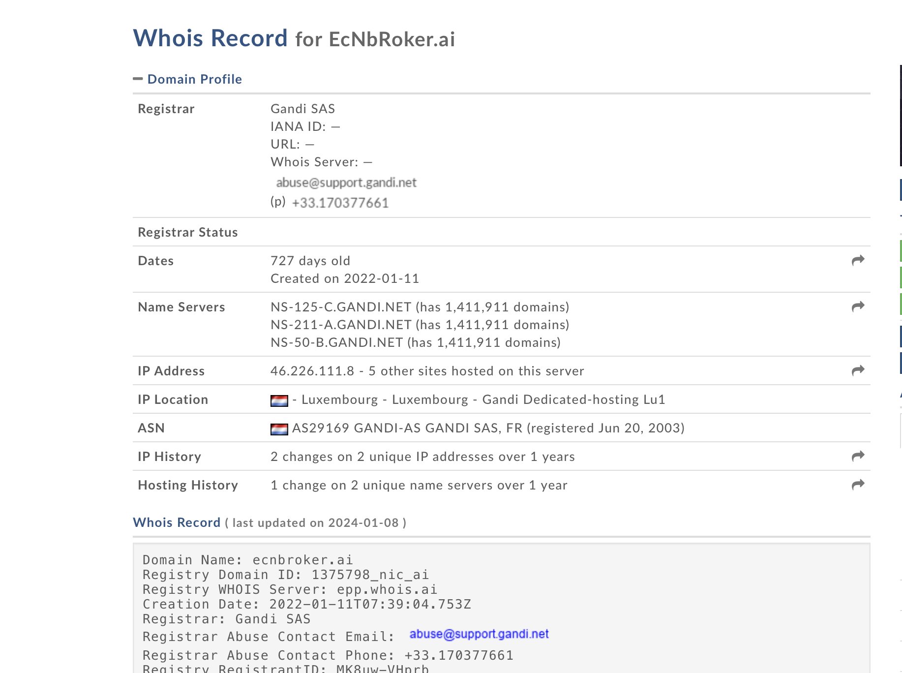 Доменное имя ECN Broker